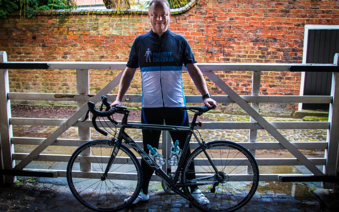 John Corner takes on First Stage of Tour de France for Prostate Cancer UK