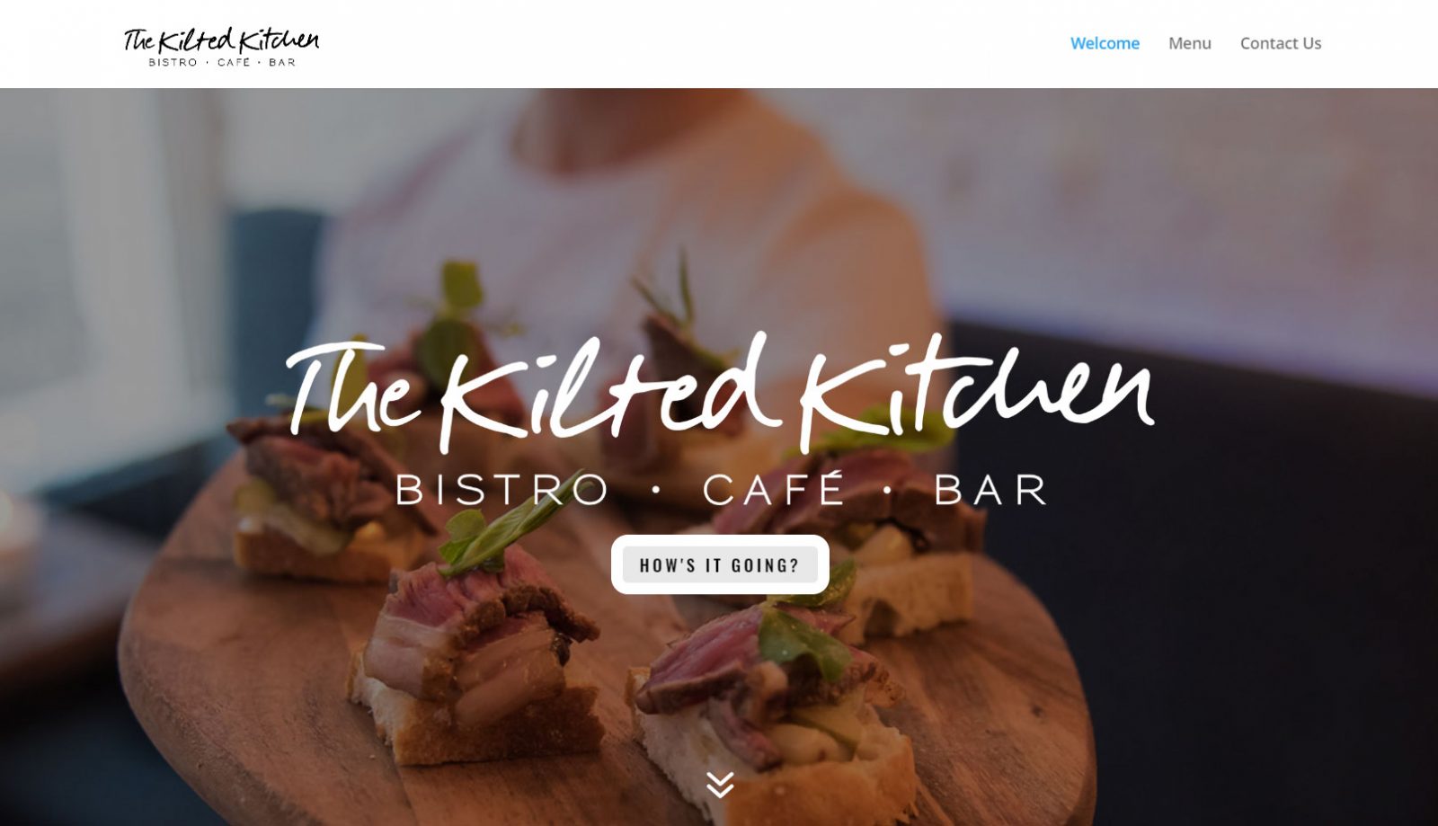 The Kilted Kitchen Edinburgh website