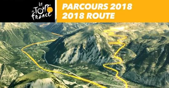 Parcours / Route 3D – Tour de France 2018